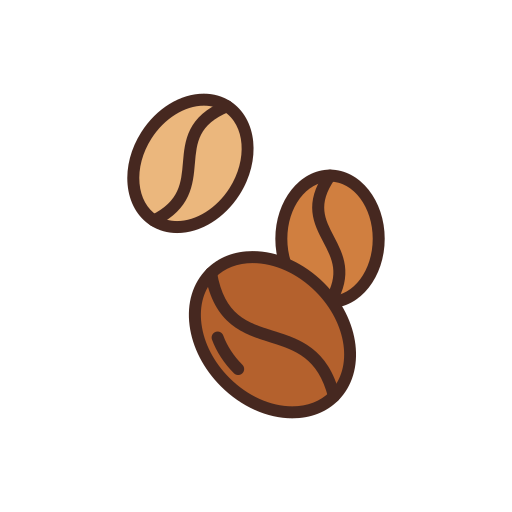 coffee bean logo vector