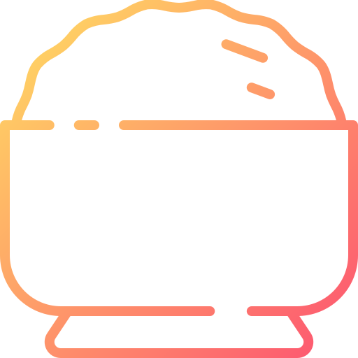 bol de arroz icono gratis