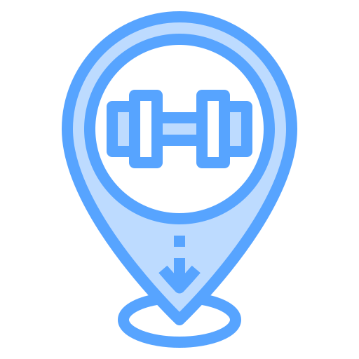 Fitness Facilities - Free Maps and Flags icons