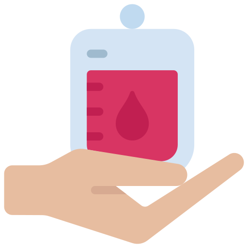 donación de sangre icono gratis