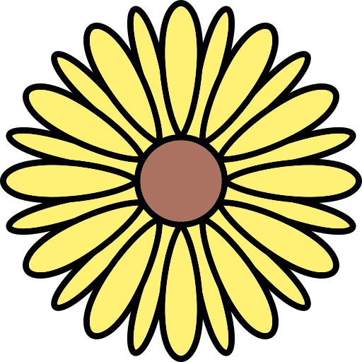 Flower Generic Outline Color icon