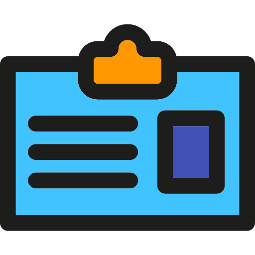 tarjeta de identificación icono gratis