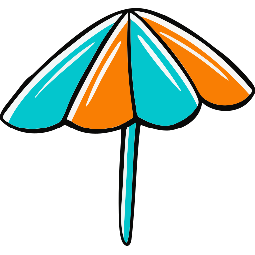 Umbrella Generic Hand Drawn Color icon