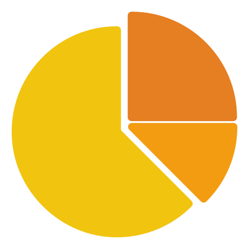 gráfico circular icono gratis