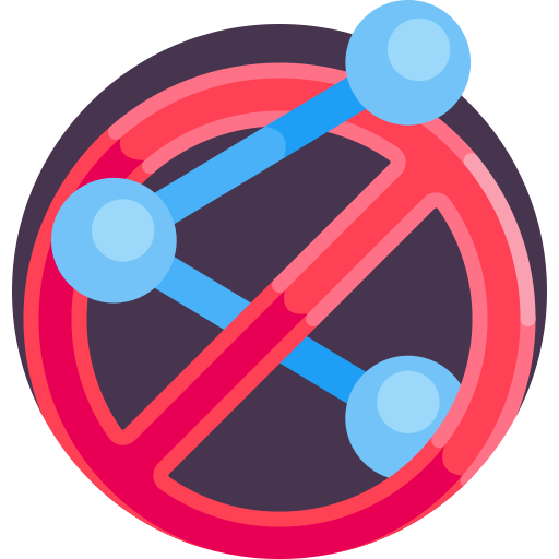 Dont share free icon