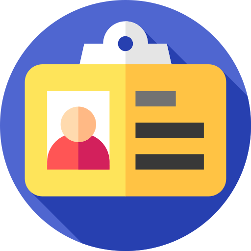 tarjeta de identificación icono gratis