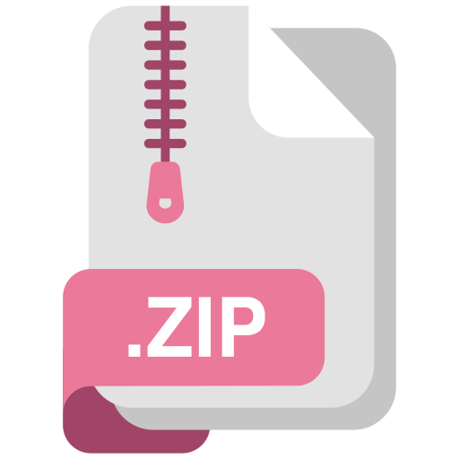 formato de archivo zip icono gratis