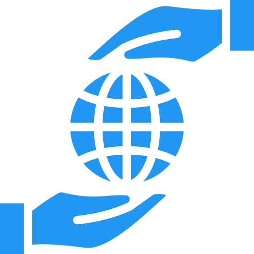 À l'échelle mondiale Icône gratuit