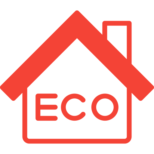 hogar ecológico icono gratis