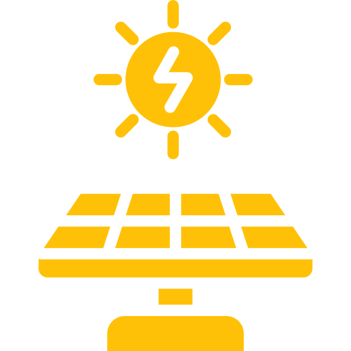 energía solar icono gratis