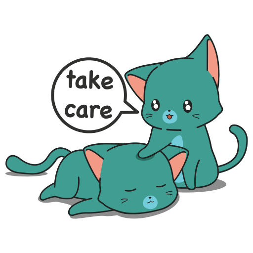 Cat animal free sticker