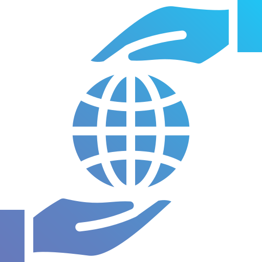 À l'échelle mondiale Icône gratuit
