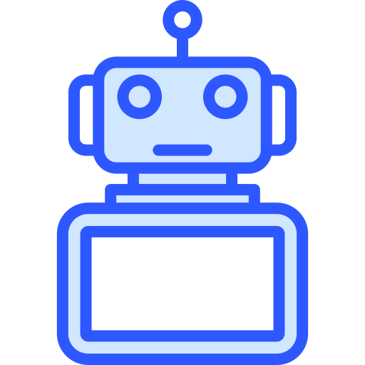 Robot Generic Blue icon