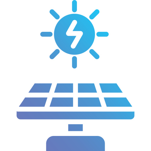 energía solar icono gratis