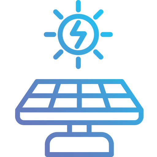 energía solar icono gratis