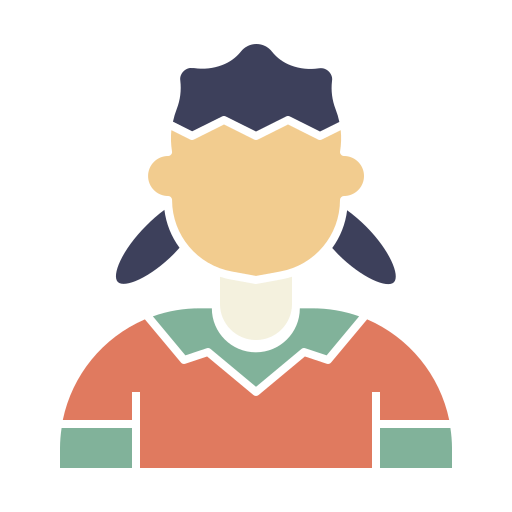 muchacha icono gratis