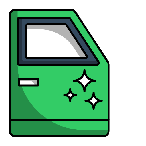 puerta del auto icono gratis