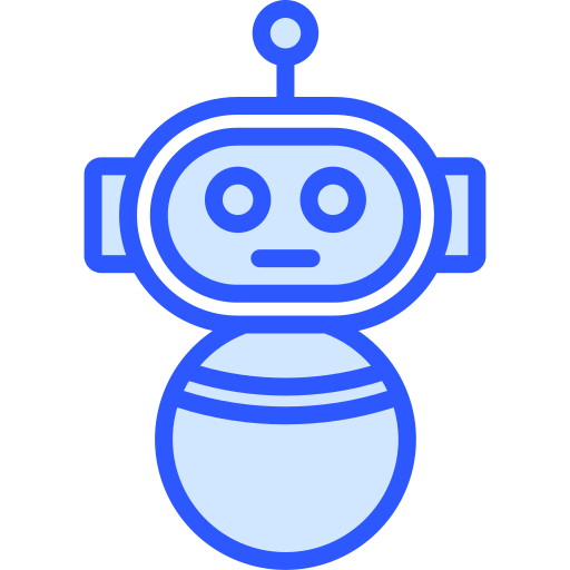 Robot Generic Blue icon