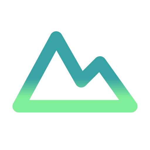 Mountain Generic Gradient icon