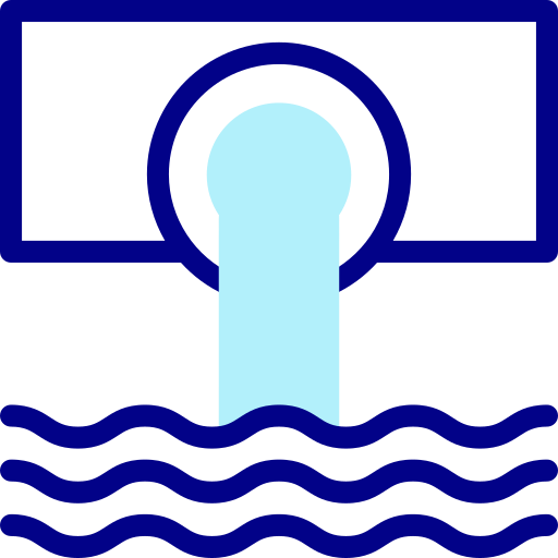 la contaminación del agua icono gratis