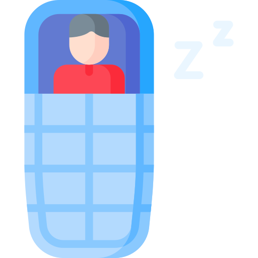 bolsa de dormir icono gratis