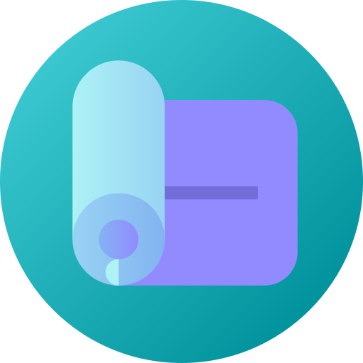 estera de yoga icono gratis