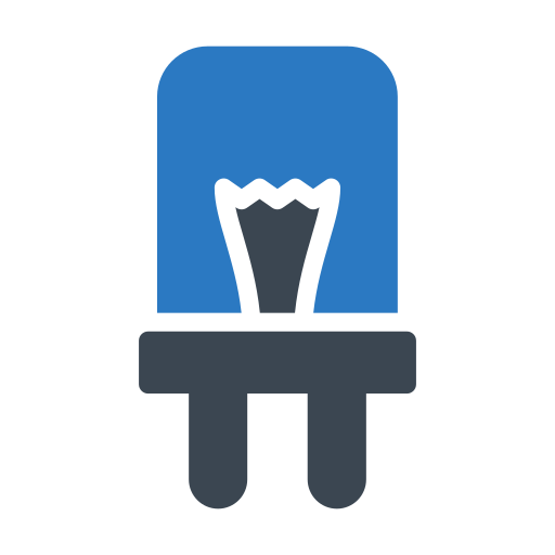 Led bulb free icon