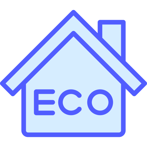 casa ecológica icono gratis