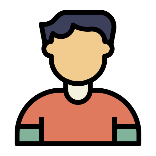 Boy Generic Outline Color icon