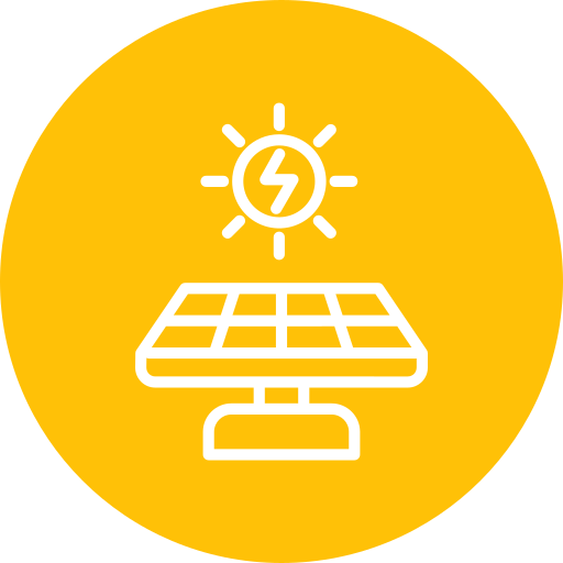 energia solar grátis ícone