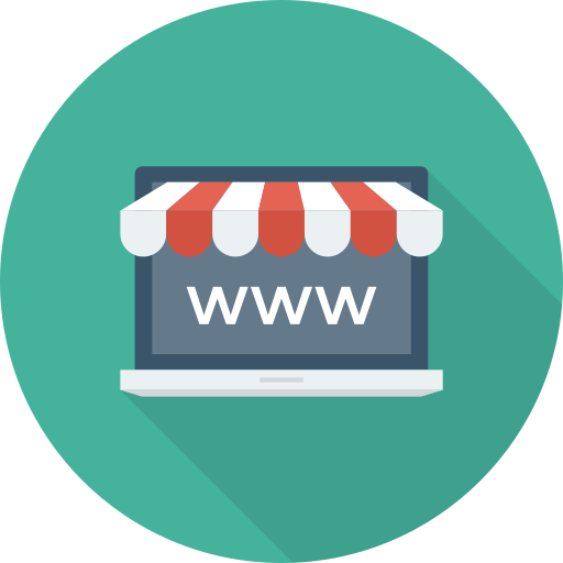 tienda online icono gratis