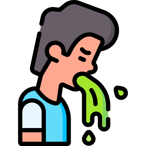 Vomit Special Lineal color icon