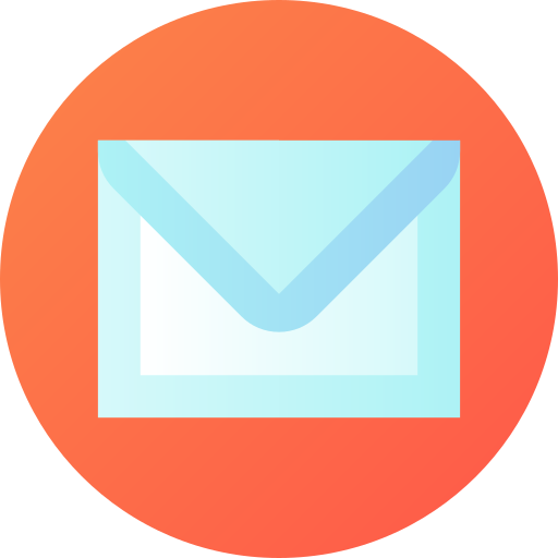 Email Flat Circular Gradient icon