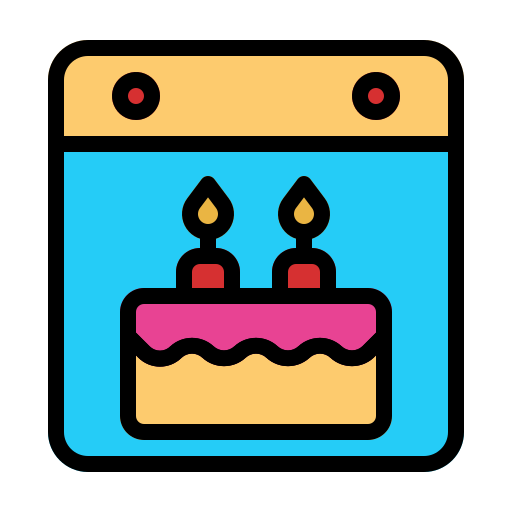 cumpleaños icono gratis