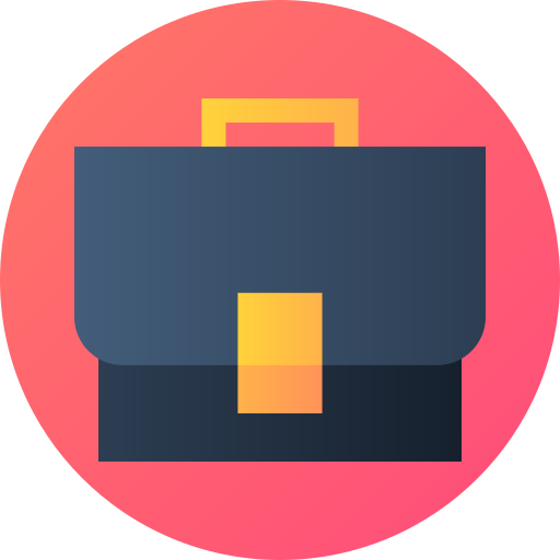 Career Flat Circular Gradient icon