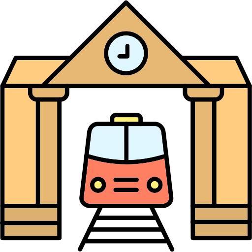 Train station - Free travel icons