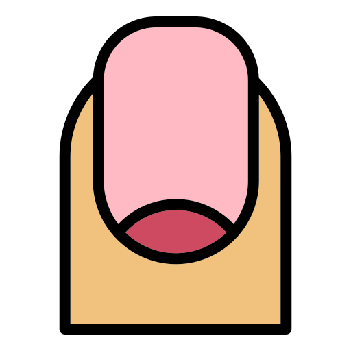 Nail Generic Outline Color icon