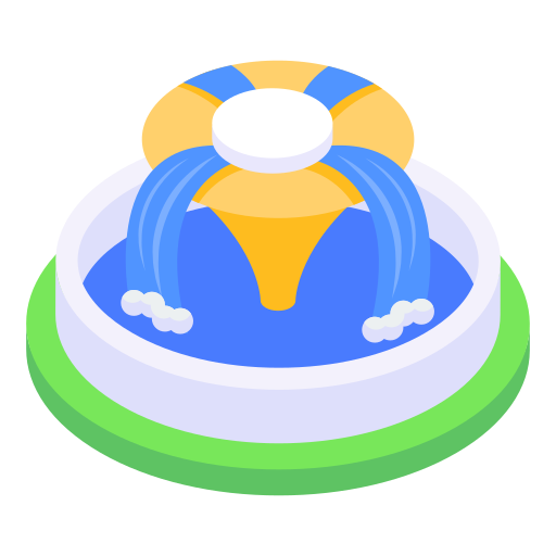 Fountain Generic Isometric icon