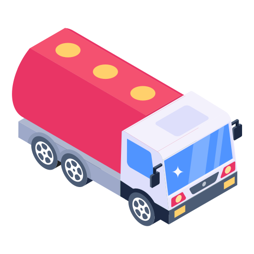 camión de combustible icono gratis