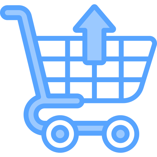 Remove from cart Generic Blue icon