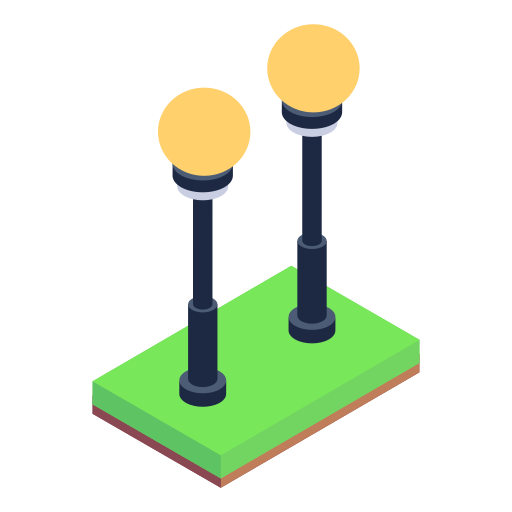 Street lamp Generic Isometric icon