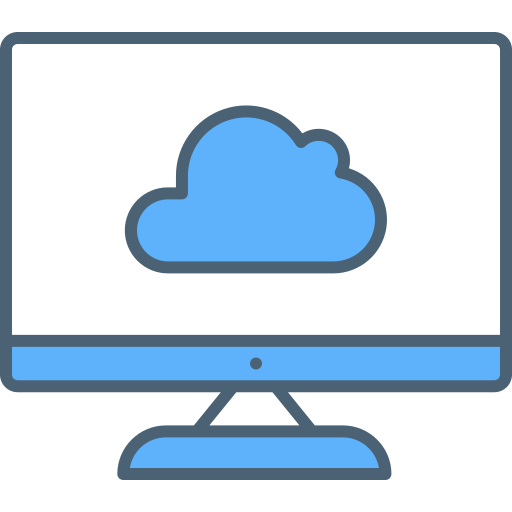 computación en la nube icono gratis