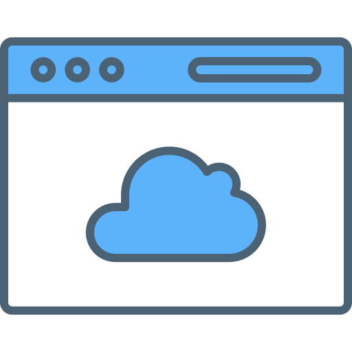 computación en la nube icono gratis