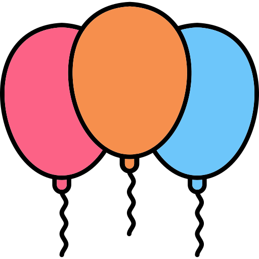 Balloons - Free entertainment icons