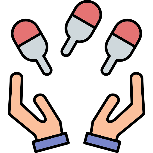 Juggling free icon