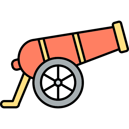 cañón icono gratis