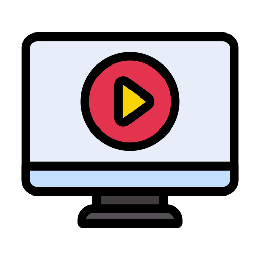 reproductor de video icono gratis