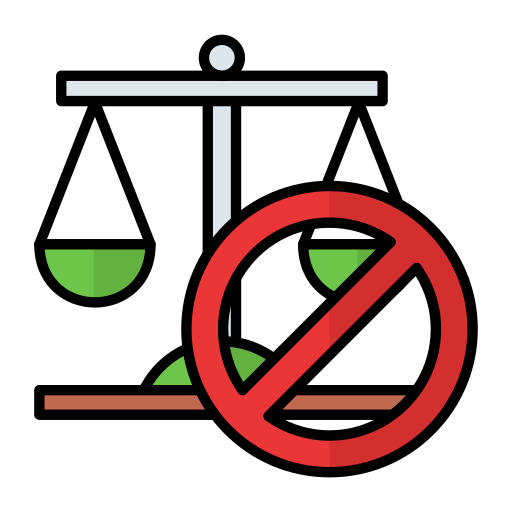 Illegal generic outline color icon