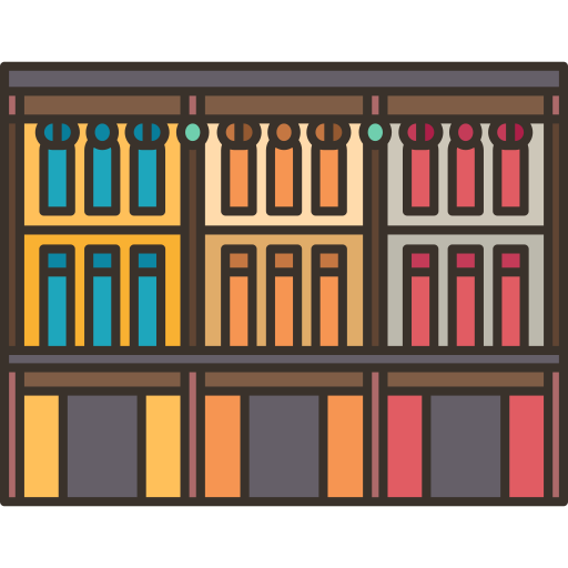 ciudad china icono gratis