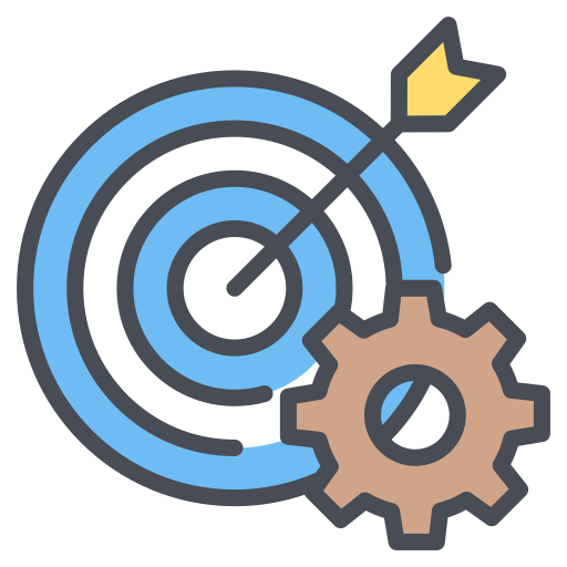 Target Generic Outline Color icon